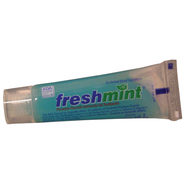 FRESHMINT PREMIUM ANTICAVITY GEL TOOTHPASTE, 3.0 OZ, ADA APPROVED, 72/CS, SOLD AS CASE NEW 10000285