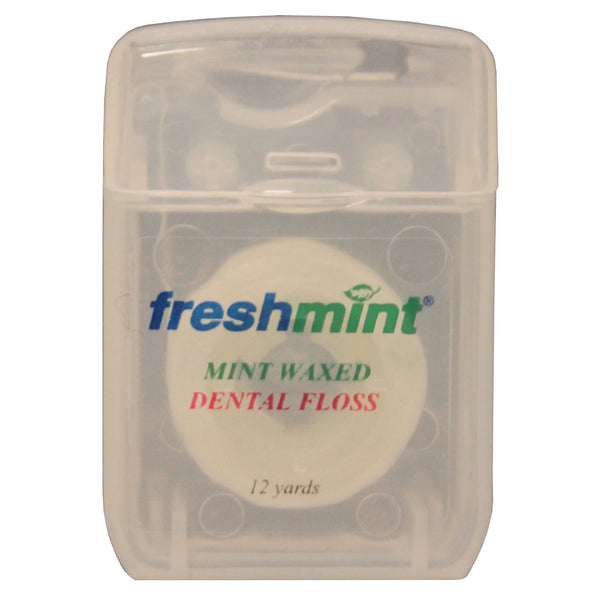 DENTAL FLOSS, MINT, WAXED, 12 YDS, 12/BG, 12 BG/CS, SOLD AS CASE NEW 10000285