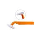 RAZOR, SINGLE BLADE, SHORT HANDLE, ORANGE WITH CLEAR COVER, 2.625"L, 100/BX, 10 BX/CS, SOLD AS CASE NEW 10000285