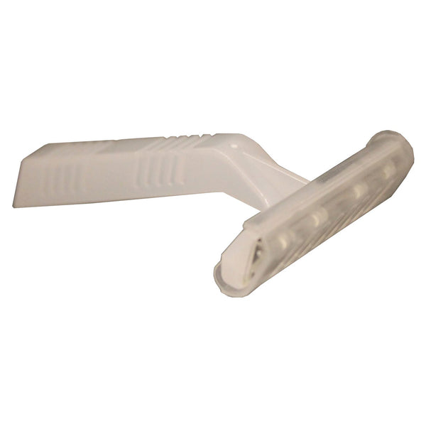 New World Imports Razors Razor Single Blade Shrt Handleclr W/Clr Cvr 100/Bx 10Bx/Cs -SBSHRC