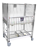 YOUTH CRIB, 4 SIDE RELEASE, GATCH, 36" X 72", EPOXY, SOLD AS EACH NOVUM 10000645