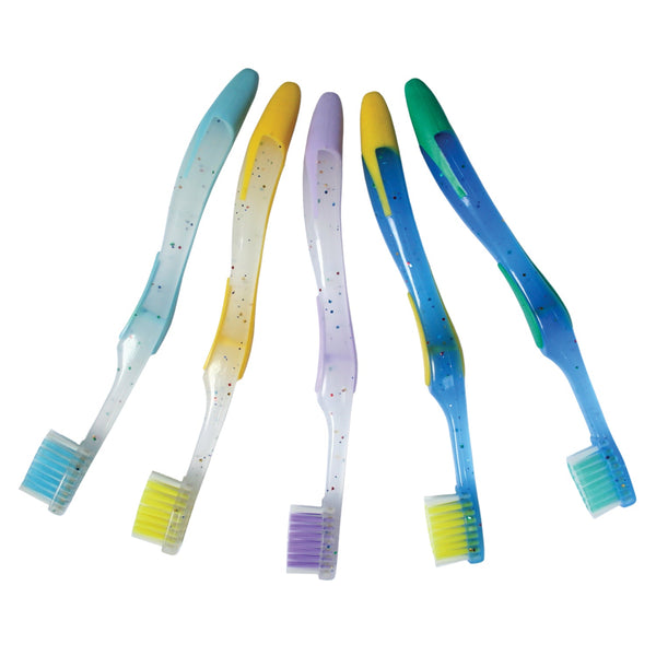 Jm Murray Oraline Oradent Opaque Premium Toothbrush Toothbrush Kids Opaque Oradentasst Color 144/Cs -10770