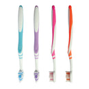 PREMIUM ADULT-W TOOTHBRUSH, WAVE PROFILE, 32 TUFT, 4 ASSORTED COLORS, 144/CS, SOLD AS CASE JM 10000191