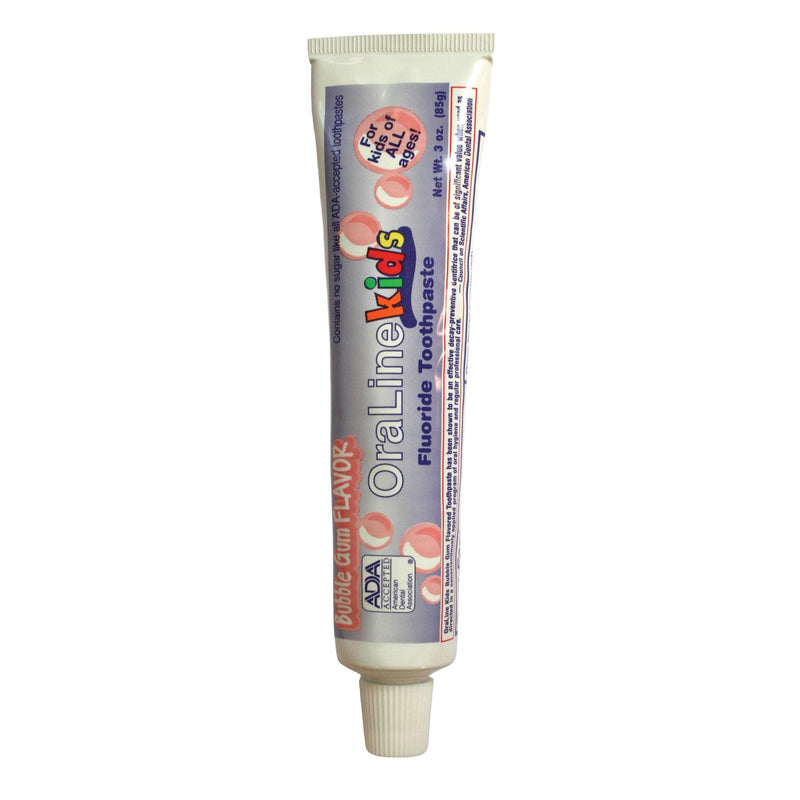Jm Murray Oraline Ada Toothpaste Toothpaste Bubblegum Ada 3 Oz72/Cs -42115