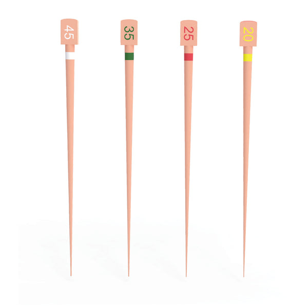 GUTTA PERCHA POINTS, TAPER .04, SIZE #25, 60/BX, SOLD AS BOX PACDENT 10001197