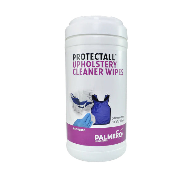 PROTECTALL™ UPHOLSTERY CLEANER WIPES, 10” X 12”, 50 CT/CANISTER, 12 CAN/CS, SOLD AS CASE PALMERO 10001214