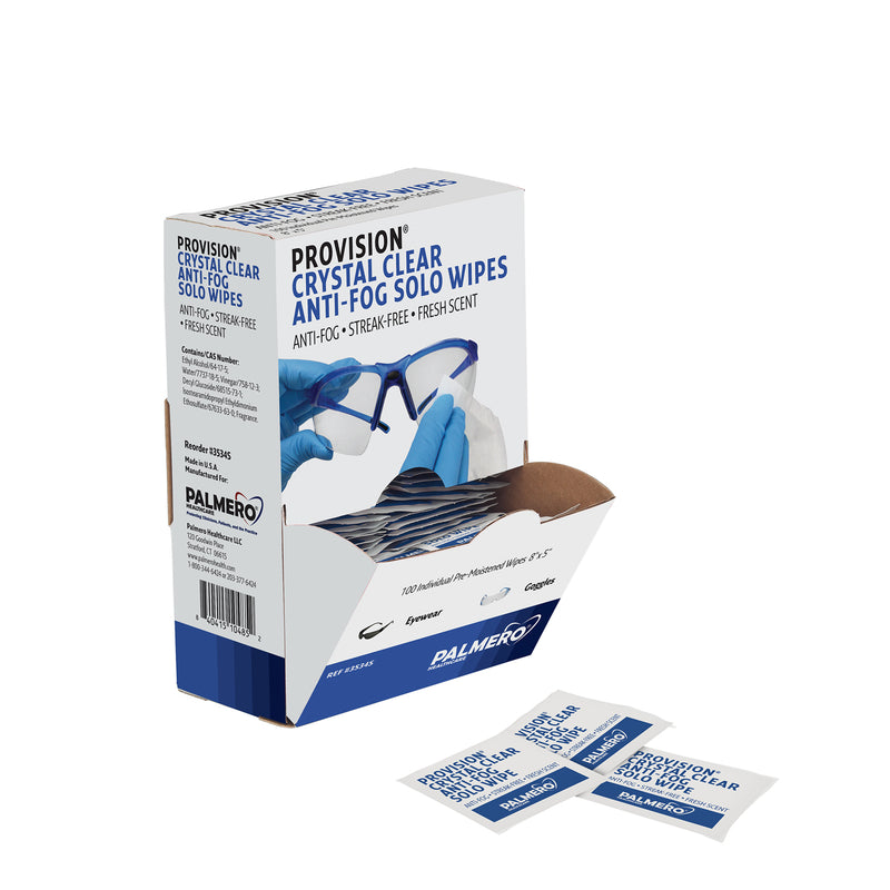 PROVISION® CRYSTAL CLEAR OPTICAL CLEANING WIPES 160CT/CAN, 12 CAN/CS, SOLD AS CASE PALMERO 10001214