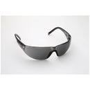 SAFETY GLASSES, BLACK FRAME/GREY LENS. UNIVERSAL SIZE, 12/CS, SOLD AS CASE PALMERO 10001214