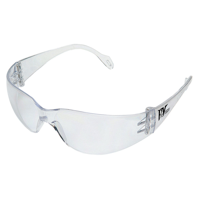 SAFETY GLASSES, CLEAR FRAME/CLEAR LENS. CHILD/YOUTH SIZE, 12/CS, SOLD AS CASE PALMERO 10001214