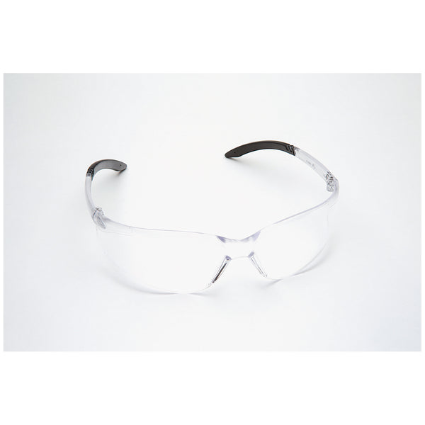 SAFETY GLASSES, CLEAR FRAME/CLEAR LENS. UNIVERSAL SIZE, 12/CS, SOLD AS CASE PALMERO 10001214