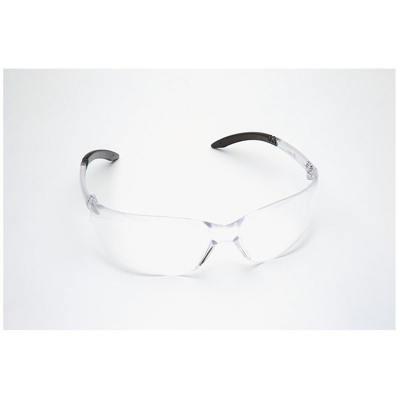 SAFETY GLASSES, CLEAR FRAME/CLEAR LENS. UNIVERSAL SIZE, 12/CS, SOLD AS CASE PALMERO 10001214