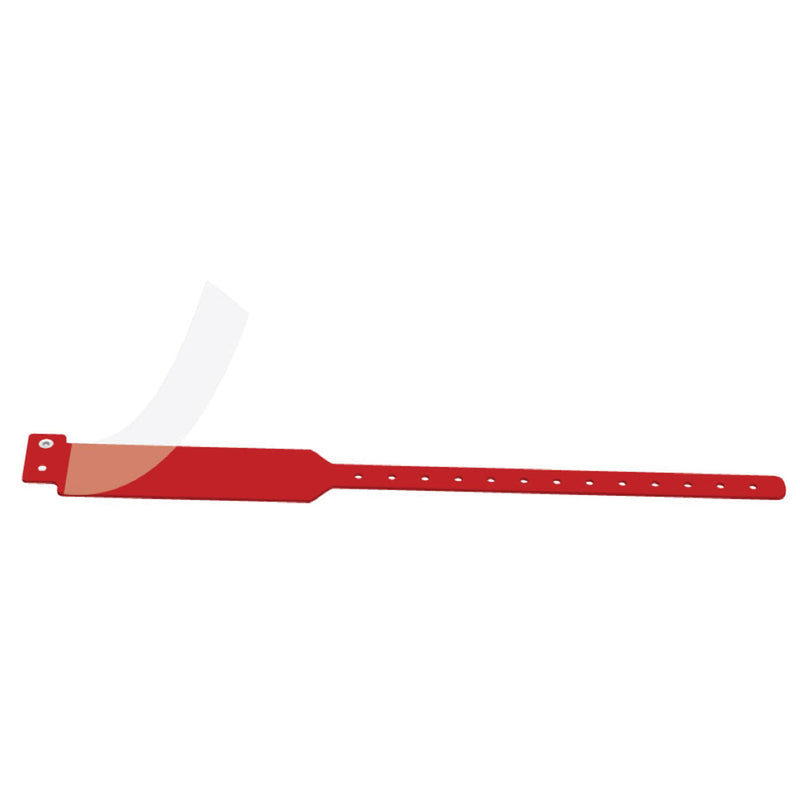 WRISTBAND, ADULT/ PEDIATRIC, TRI-LAMINATE, PROTECTIVE SHIELD, BLUE, 500/BX, SOLD AS BOX MEDICAL 10000573