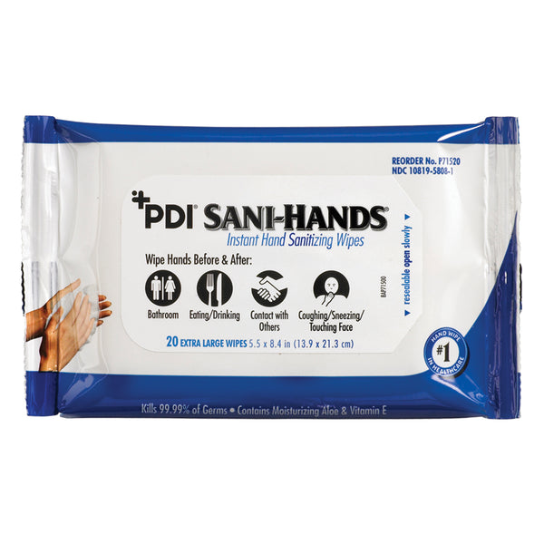 BEDSIDE PACK, 8.4" X 5.5", 20/PK, 48 PK/CS, SOLD AS CASE PDI 106