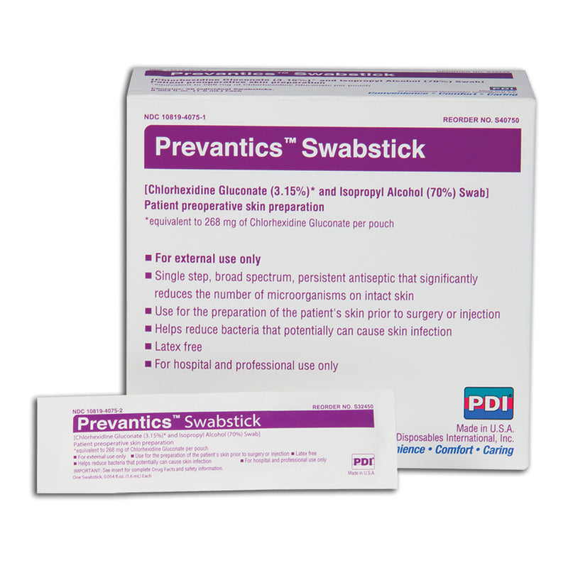 SWAB , 2.5" X 2", BULK, 3000/CS, SOLD AS CASE PDI 106