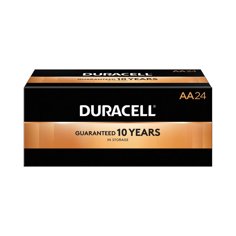 Duracell Coppertop Alkaline Battery With Duralock Power Preserve Technology Battery Alkaline Coppertop Aa1.5V 24/Bx 6Bx/Cs Upc 51548 -MN1500BKD