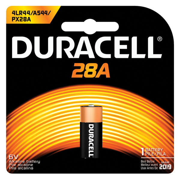 Duracell Medical Electronic Battery Battery Alkaline 28A 6V 6/Bxupc 66154 -PX28ABPK