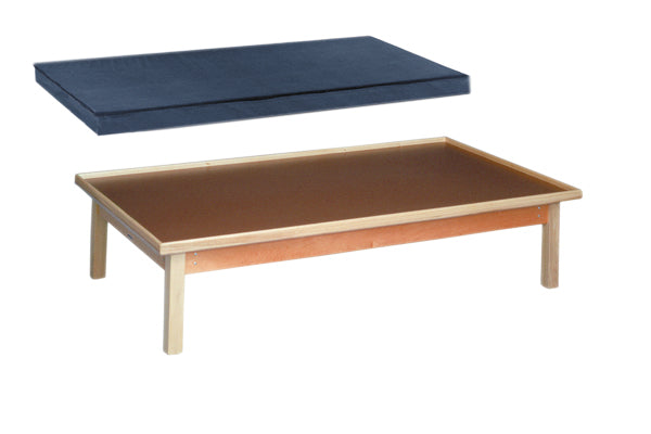 BELLWOOD STYLE MAT TABLE, 2" UPHOLSTERED TOP, 5 FT X 7 FT X 18"H, SOLD AS EACH PROFEX 107