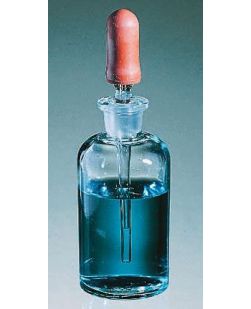 2 OZ DROPPER SERVICE: "DROP-A-TIME" RUBBER BULB, AMBER OVAL GLASS BOTTLE, BLACK PLASTIC MOLDED CAP, GLASS PIPETTE, 12/CTN, 144/CS, SOLD AS CASE PROFEX