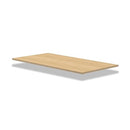 TABLE, CONTOURED TOP, 29½"W X 35"H X 75"L EXTENDED, NATURAL FINISH, SOLD AS EACH PROFEX 107