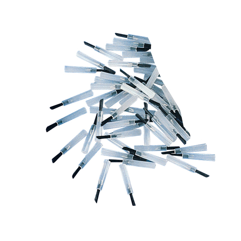BRUSH TIPS, 24MM LENGTH, 100/BG, SOLD AS BAG PULPDENT 10000684