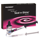 EMBRACE SEAL-N-SHINE, CLEAR SHADE, 6ML BOTTLE, BRUSH HANDLE, 100 BRUSH TIPS, SOLD AS EACH PULPDENT 10000684