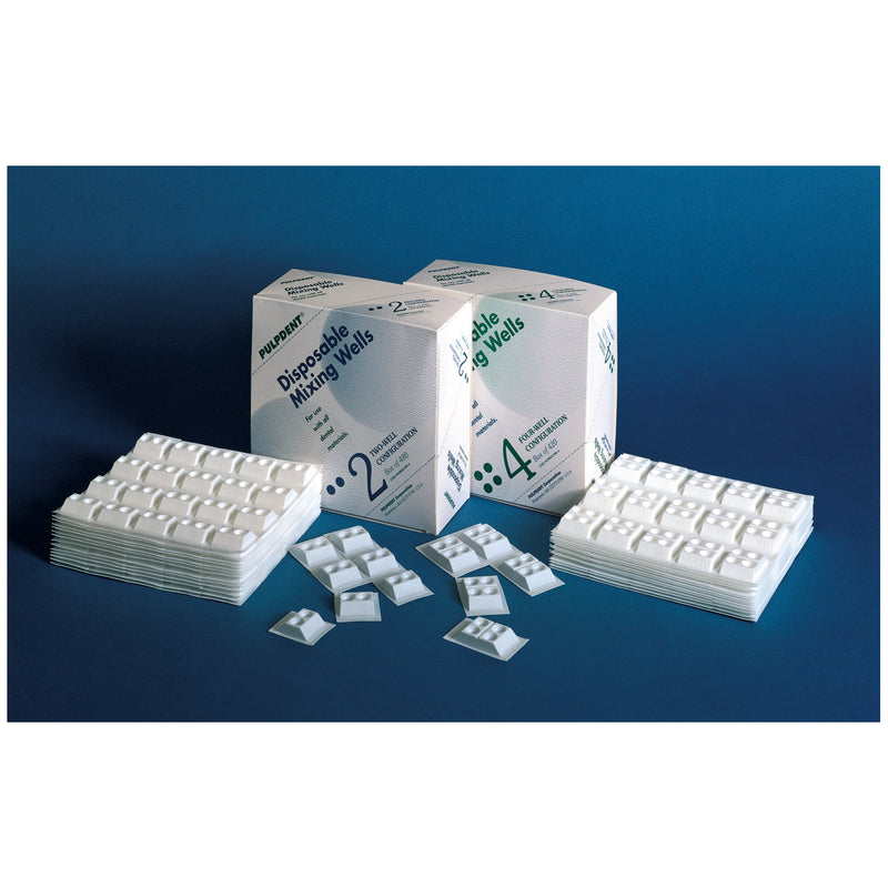 MIXING WELL, 4-WELL CONFIGURATION, 420/BX, SOLD AS BOX PULPDENT 10000684