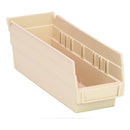 SHELF BIN, 11 5/8" X 4 1/8" X 4", IVORY, 36/CTN, SOLD AS CARTON QUANTUM 10001086