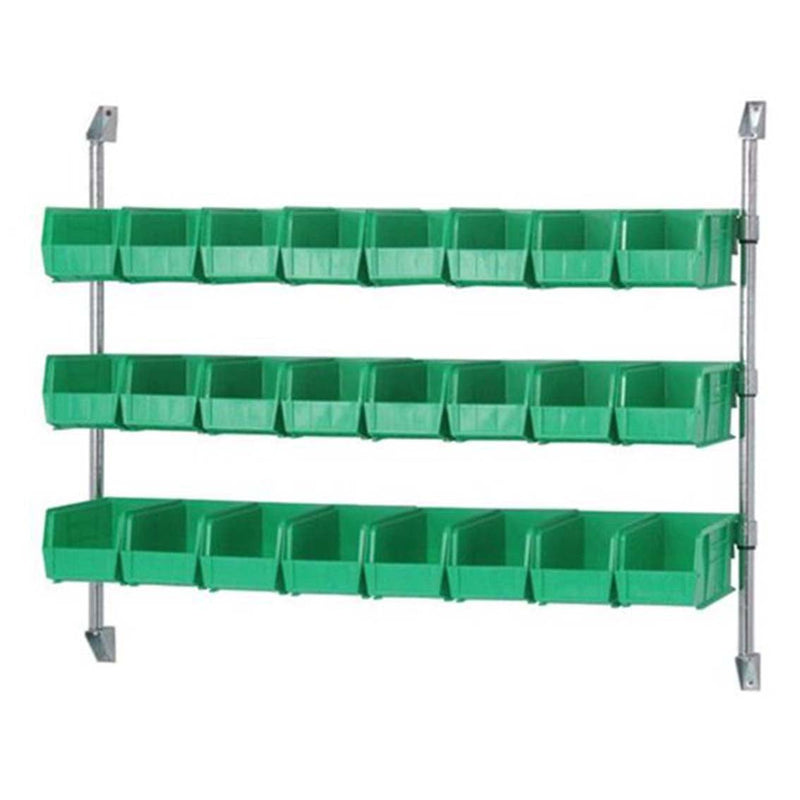 CANTILEVER BIN HOLDER, 48" X 34", CLEAR, WITH QUS230CL, SOLD AS EACH QUANTUM 10001086