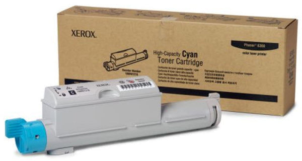 Ase Direct Xerox Toner Cartridges (Generic) Cartridge Phaser 6360 Hy Yield Page Field 12,000 1-Cyan Ctg (Full 1 Year Money Back Satisfaction Guarantee) -R-106R1218