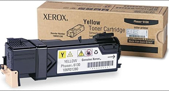 Ase Direct Xerox Toner Cartridges (Generic) Cartridge Phaser 6130 Page Field 1,900 1-Yellow Ctg (Full 1 Year Money Back Satisfaction Guarantee) -R-106R1280
