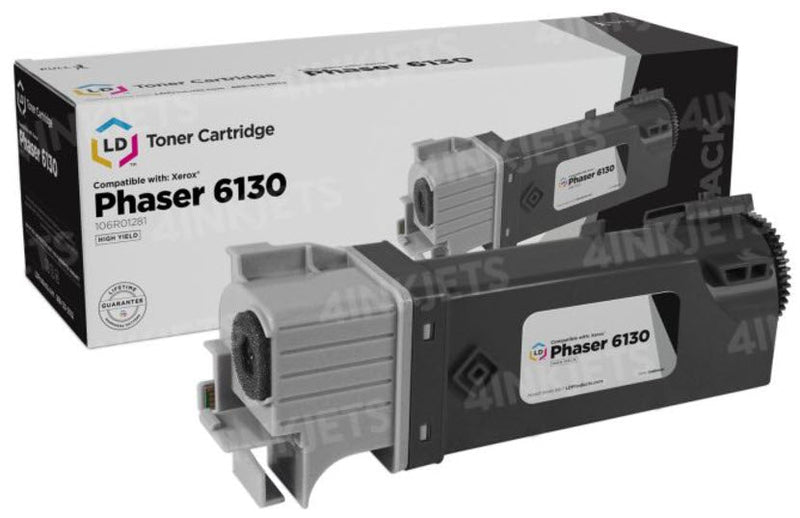 Ase Direct Xerox Toner Cartridges (Generic) Cartridge Phaser 6130 Page Field 2,500 1-Black Ctg (Full 1 Year Money Back Satisfaction Guarantee) -R-106R1281