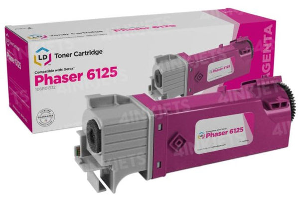 Ase Direct Xerox Toner Cartridges (Generic) Cartridge Phaser 6125 Page Field 1,000 1-Magenta Ctg (Full 1 Year Money Back Satisfaction Guarantee) -R-106R1332