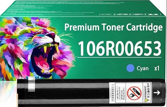 Ase Direct Xerox Toner Cartridges (Generic) Cartridge Phaser 7750 Page Field 22,000 1 Cyan Ctg (Full 1 Year Money Back Satisfaction Guarantee) -R-106R653