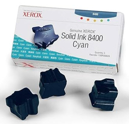 Ase Direct Xerox (Solid Inks) Toner Cartridges (Generic) Cartridge Phaser 8400 Page Field 3400 3 Cyan (Full 1 Year Money Back Satisfaction Guarantee) -R-108R00605