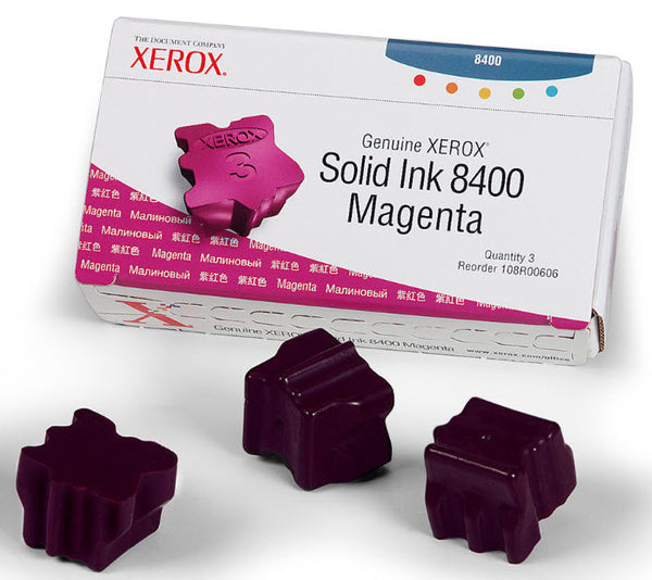 Ase Direct Xerox (Solid Inks) Toner Cartridges (Generic) Cartridge Phaser 8400 Page Field 3400 3 Magenta (Full 1 Year Money Back Satisfaction Guarantee) -R-108R00606