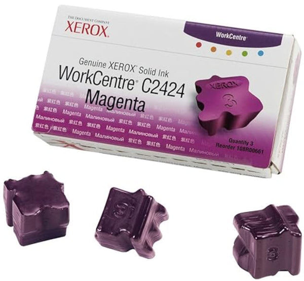 Ase Direct Xerox (Solid Inks) Toner Cartridges (Generic) Cartridge Workcentre C2424 Page Field 3400 3 Magenta (Full 1 Year Money Back Satisfaction Guarantee) -R-108R00661