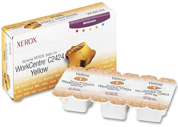 Ase Direct Xerox (Solid Inks) Toner Cartridges (Generic) Cartridge Workcentre C2424 Page Field 3400 3 Yellow (Full 1 Year Money Back Satisfaction Guarantee) -R-108R00662