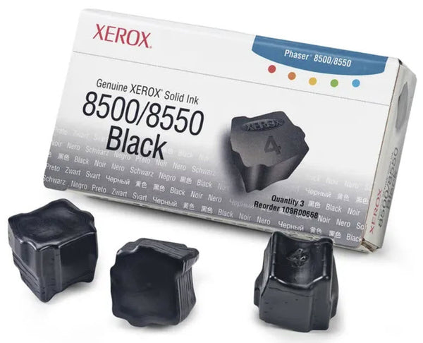 Ase Direct Xerox (Solid Inks) Toner Cartridges (Generic) Cartridge Phaser 8500/8550 Page Field 3000 3 Black (Full 1 Year Money Back Satisfaction Guarantee) -R-108R00668