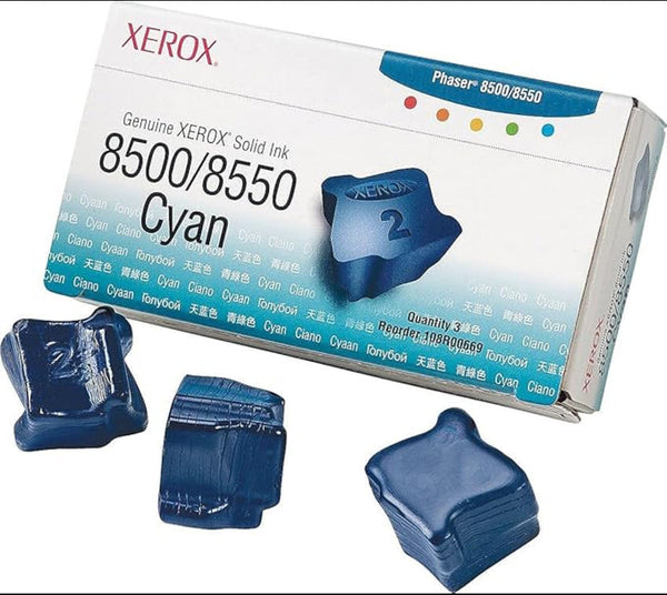 Ase Direct Xerox (Solid Inks) Toner Cartridges (Generic) Cartridge Phaser 8500/8550 Page Field 3000 3 Cyan (Full 1 Year Money Back Satisfaction Guarantee) -R-108R00669