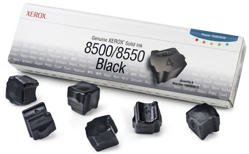 Ase Direct Xerox (Solid Inks) Toner Cartridges (Generic) Cartridge Phaser 8500/8550 Page Field 6000 6 Black (Full 1 Year Money Back Satisfaction Guarantee) -R-108R00672