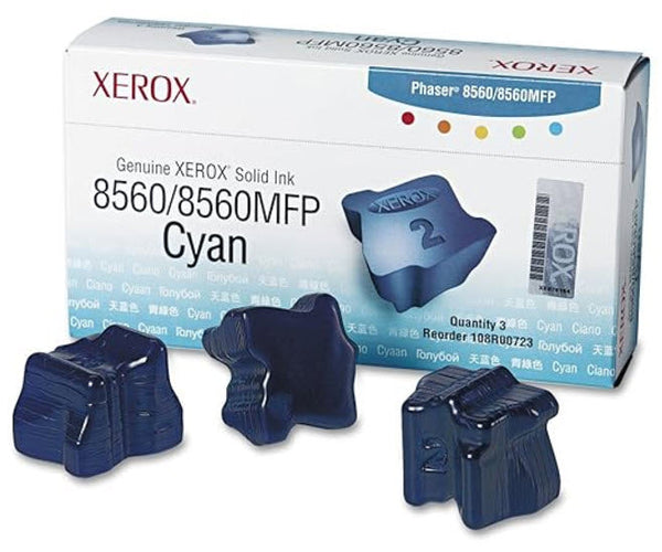 Ase Direct Xerox (Solid Inks) Toner Cartridges (Generic) Cartridge Phaser 8560/8560 Mfp Page Field 3400 3 Cyan (Full 1 Year Money Back Satisfaction Guarantee) -R-108R00723