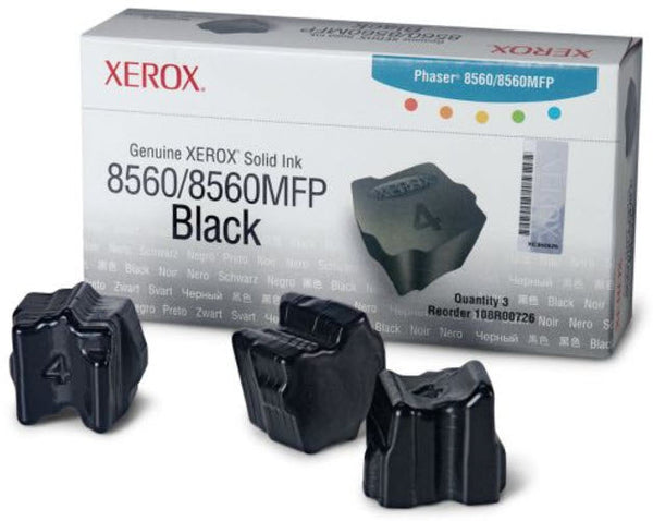 Ase Direct Xerox (Solid Inks) Toner Cartridges (Generic) Cartridge Phaser 8560/8560 Mfp Page Field 3400 3 Black (Full 1 Year Money Back Satisfaction Guarantee) -R-108R00726