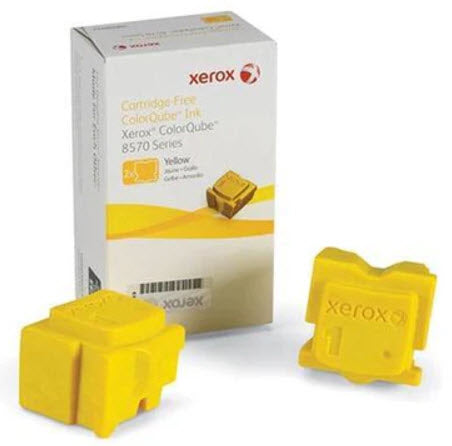 Ase Direct Xerox (Solid Inks) Toner Cartridges (Generic) Cartridge Colorqube 8570 Page Field 4400 2 Yellow (Full 1 Year Money Back Satisfaction Guarantee) -R-108R00928