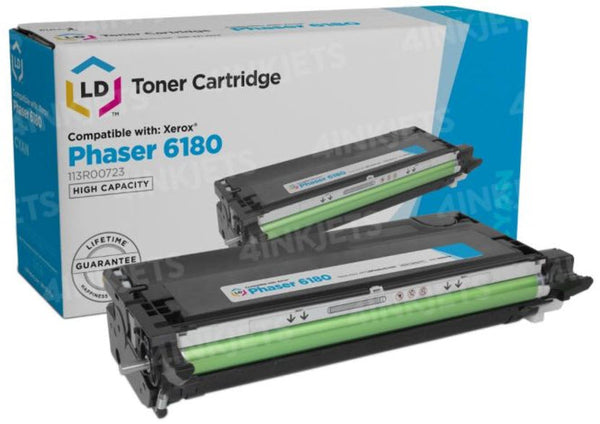 Ase Direct Xerox Toner Cartridges (Generic) Cartridge Phaser 6180 Page Field 6,000 1-Cyan Ctg (Full 1 Year Money Back Satisfaction Guarantee) -R-113R723