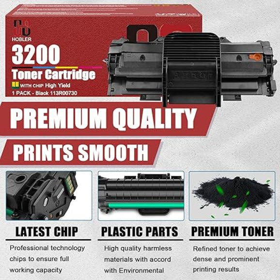 Ase Direct Xerox Toner Cartridges (Generic) Cartridge Phaser 3200 Page Field 3,000 1-Print Ctg (Full 1 Year Money Back Satisfaction Guarantee) -R-113R730
