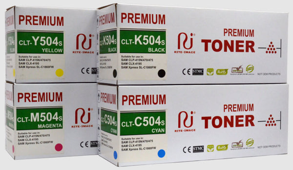 Ase Direct Samsung Toner Cartridges (Generic) Cartridge Clp-415N / Clx 4195 Page Field 1,800 1-Cyan Ctg (Full 1 Year Money Back Satisfaction Guarantee) -R-CLTC504S