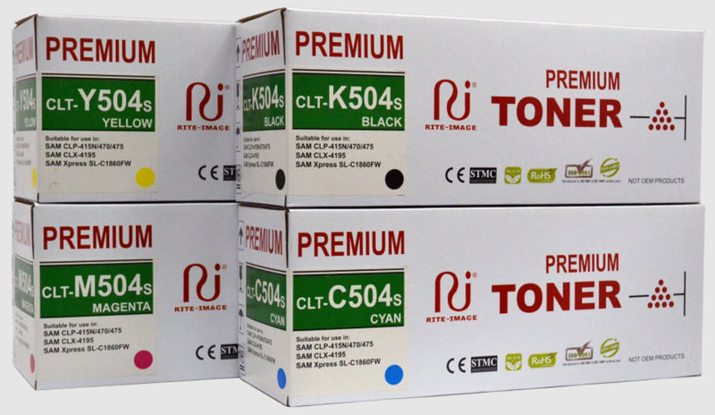Ase Direct Samsung Toner Cartridges (Generic) Cartridge Clp-415N / Clx 4195 Page Field 1,800 1-Cyan Ctg (Full 1 Year Money Back Satisfaction Guarantee) -R-CLTC504S