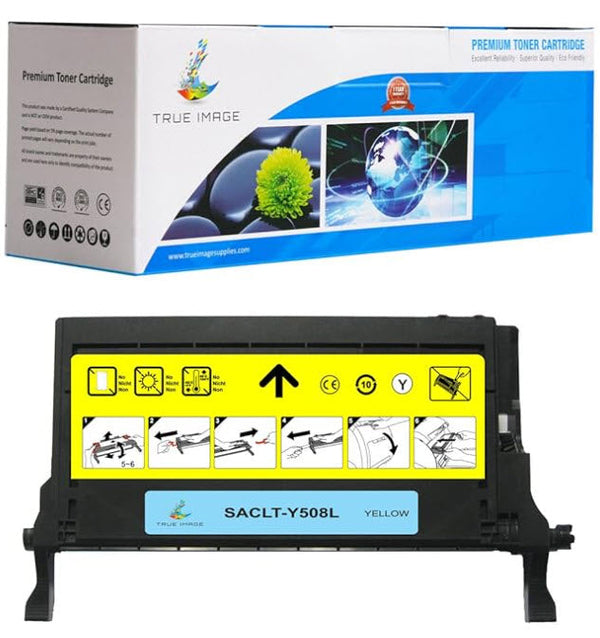 Ase Direct Samsung Toner Cartridges (Generic) Cartridge Clp-620 / 670 / Clx 6220 / 6250 Page Field 4,000 1-Yellow Ctg (Full 1 Year Money Back Satisfaction Guarantee) -R-CLTY508L