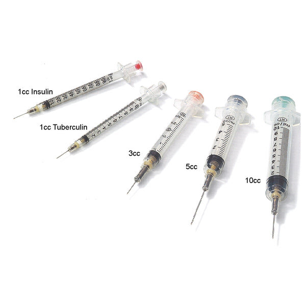 SAFETY SYRINGE, INSULIN, 0.5ML, 30G X 5/16", U-100, 100/BX, 8 BX/CS, SOLD AS CASE RETRACTABLE 10001244