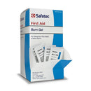 Safetec Burn Gel & Burn Spray. Burn Gel, .9G Pouch, 144 Pch/Bx, 12 Bx/Cs (Not Available For Sale Into Canada). Burn Gel .9G Pouch 144/Bx12Bx/Cs, Case